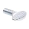 Prime-Line Thumb Screw, No Shoulder 1/4in-20 X 1/2in Zinc Plated Steel 25PK 9045369 - alternate 1